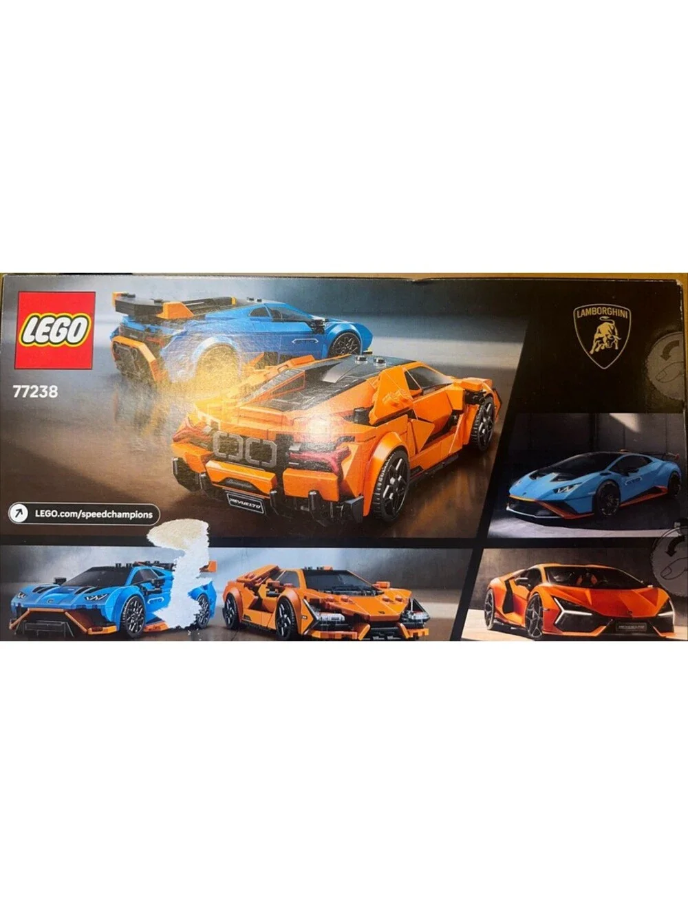 LEGO Speed Champions 77238 Lamborghini Revuelto & Huracán STO 607 pcs NEW SEALED